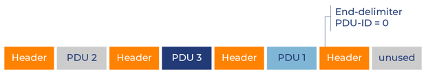 PDU mapped to a multi-PDU