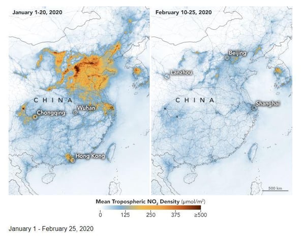 Wuhan - Before and During Corona